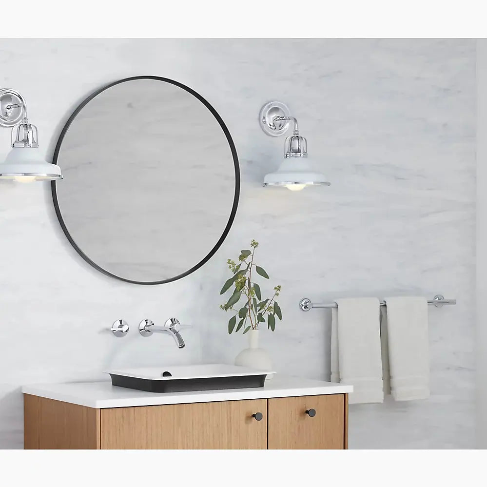 Kohler Hauksbee 1 Light Double Bell Sconce 32285-SC01-BML - Plumbing Market