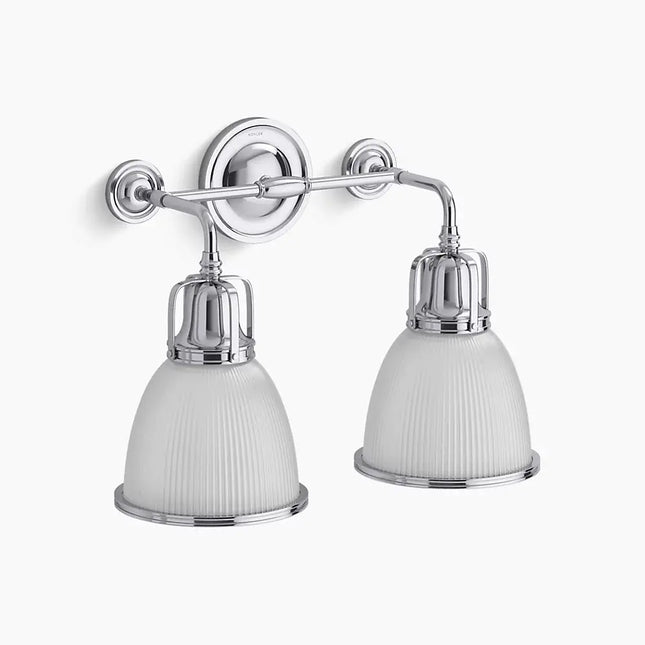 Kohler Hauksbee 2 Light Bell Sconce 32282-SC02-CPL - Plumbing Market