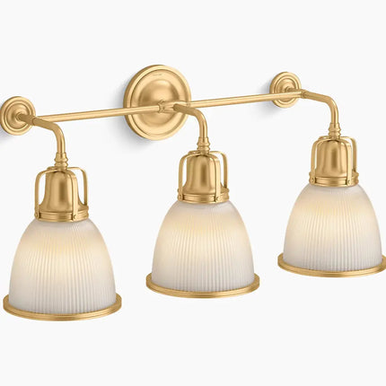 Kohler Hauksbee 3 Light Bell Sconce 32283-SC03-2GL - Plumbing Market