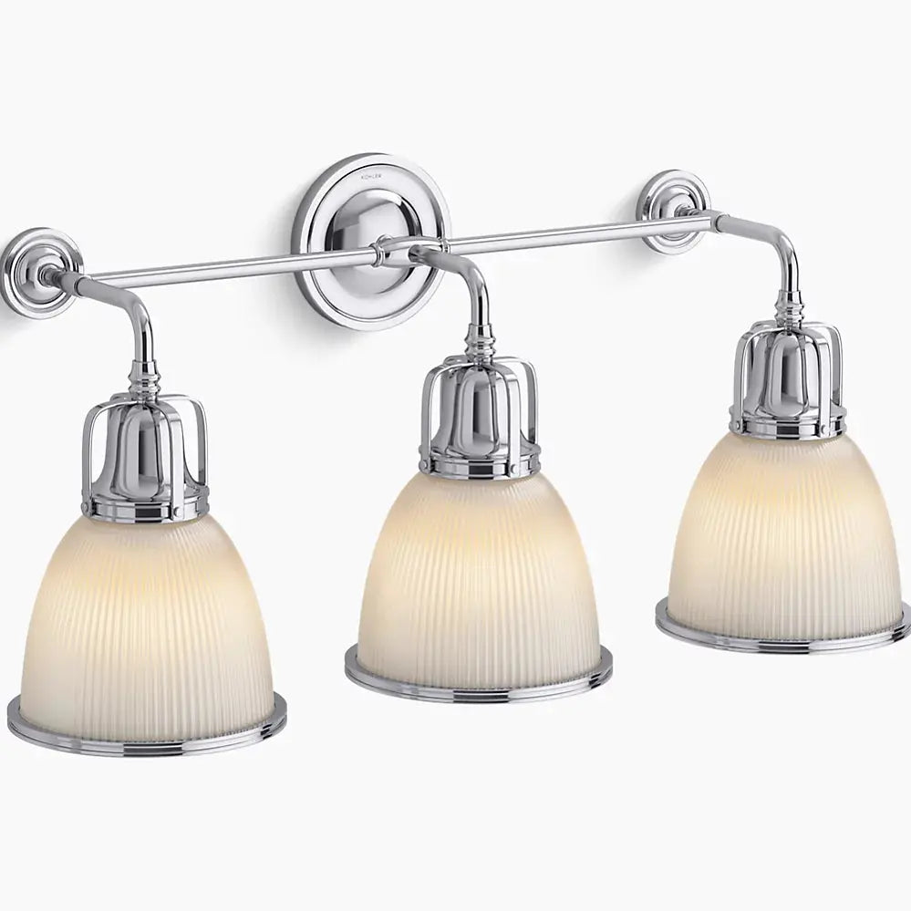 Kohler Hauksbee 3 Light Bell Sconce 32283-SC03-CPL - Plumbing Market