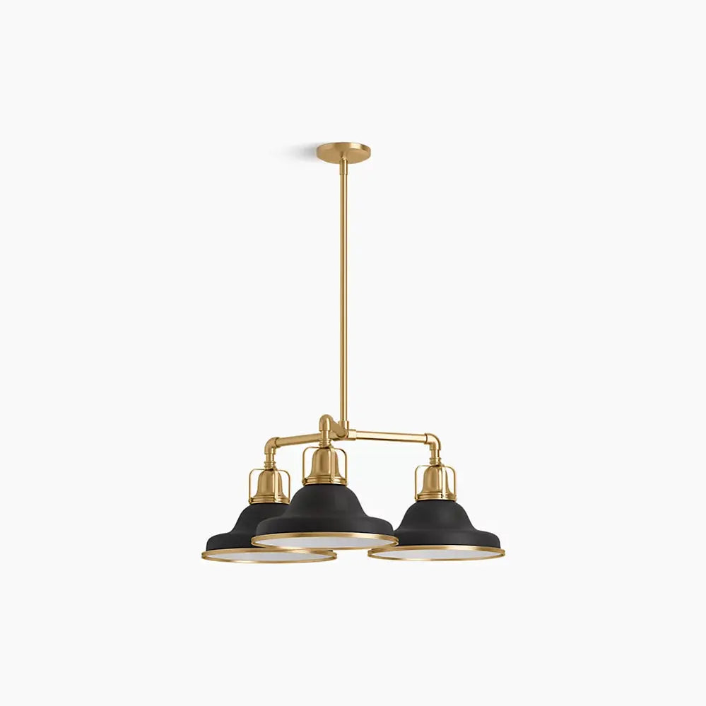 Kohler Hauksbee 3 Light Chandelier 32293-CH03-BML - Plumbing Market
