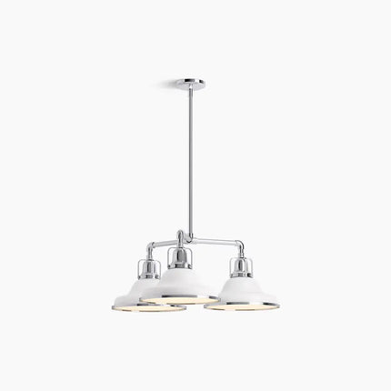 Kohler Hauksbee 3 Light Chandelier 32293-CH03-WCL - Plumbing Market