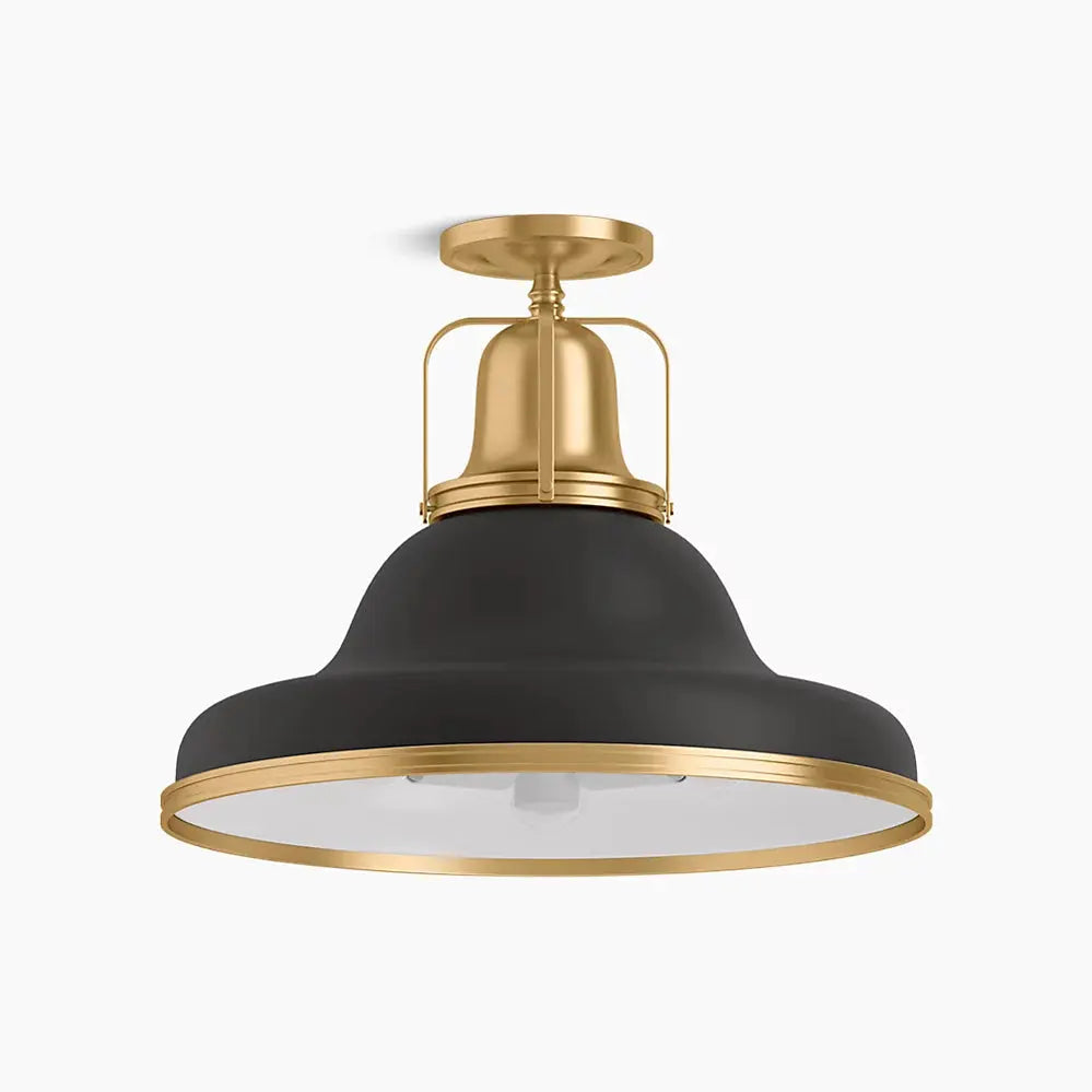 Kohler Hauksbee 3 Light Semi Flush Mount 32294-SF03-BML - Plumbing Market