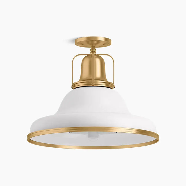 Kohler Hauksbee 3 Light Semi Flush Mount 32294-SF03-WGL - Plumbing Market