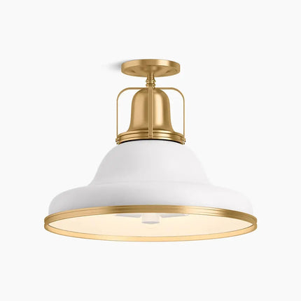 Kohler Hauksbee 3 Light Semi Flush Mount 32294-SF03-WGL - Plumbing Market