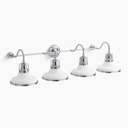 Kohler Hauksbee 4 Light Double Bell Sconce 32288-SC04-WCL - Plumbing Market