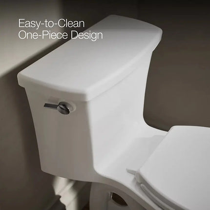 Kohler Highline One-piece elongated toilet, 1.28 gpf White 26813-0 - Plumbing Market