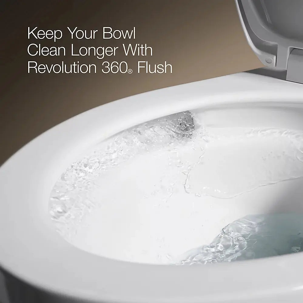 Kohler Highline Two-piece elongated toilet, 1.6 gpf less seat 360 flush - Plumbing Market