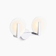 Kohler Hint 2 Light Sconce, Frosted Glass 38397-SC02-CPL - Plumbing Market