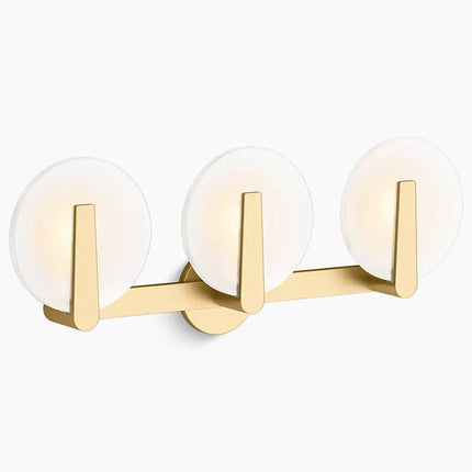 Kohler Hint 3 Light Sconce, Frosted Glass 38398-SC03-2GL - Plumbing Market