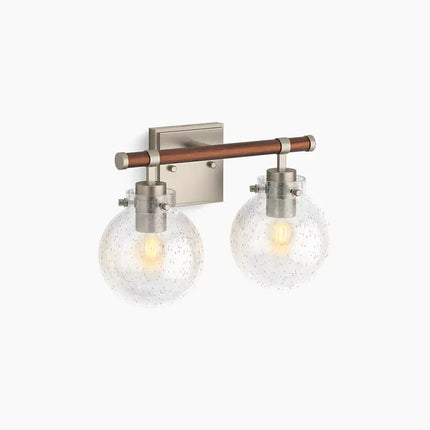 Kohler Holt 2 Light Sconce 38413-SC02-BNL - Plumbing Market