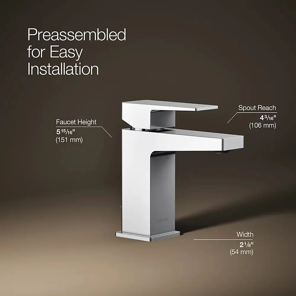 Kohler Honesty Single-handle bathroom sink faucet, 1.2 gpm - Plumbing Market
