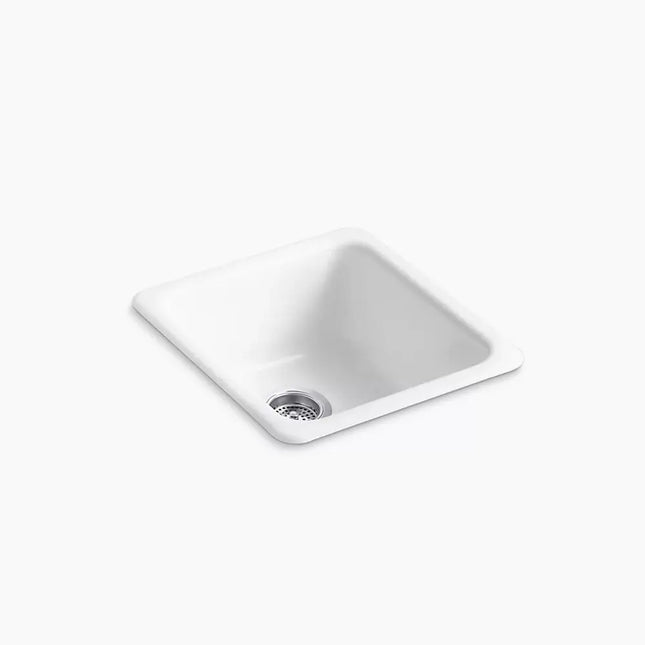 Kohler Iron/Tones 17 Inch Top-/Undermount Single Bowl Bar Sink - Plumbing Market