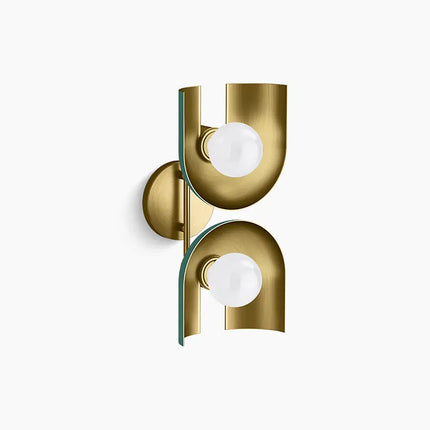 Kohler Jabot 2-Light Sconce 31783-SC02-6GL - Plumbing Market