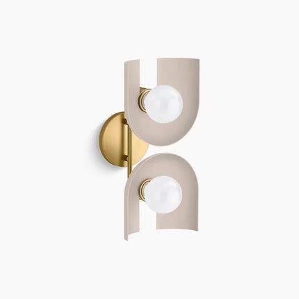 Kohler Jabot 2-Light Sconce 31783-SC02-SLG - Plumbing Market