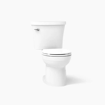 Kohler Kingston Two-piece round-front toilet, 1.28 gpf - Plumbing Market