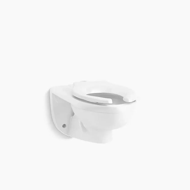 Kohler Kingston Ultra Wall-mount top spud flushometer bowl - Plumbing Market