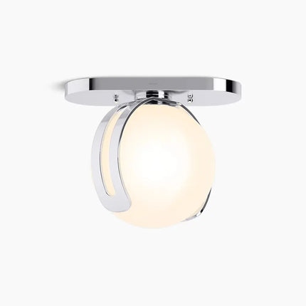 Kohler Kraga 1 Light Flush Mount 32374-FM01-CPL - Plumbing Market