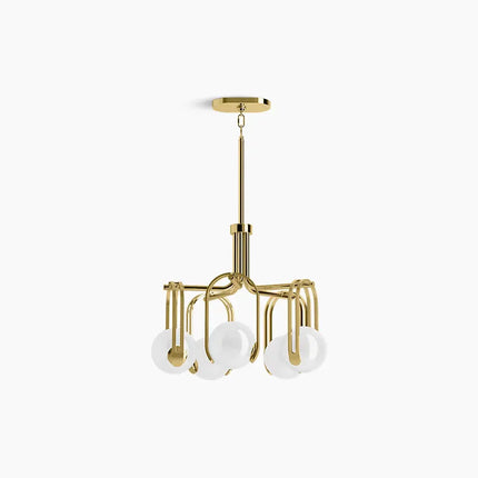 Kohler Kraga 5 Light Chandelier 32382-CH05-BLL - Plumbing Market
