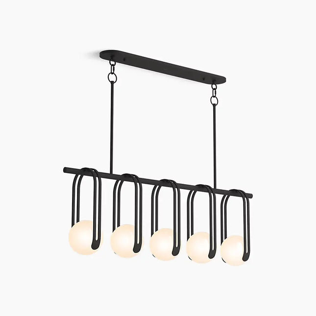 Kohler Kraga 5 Light Linear Chandelier 32380-CH05-BLL - Plumbing Market
