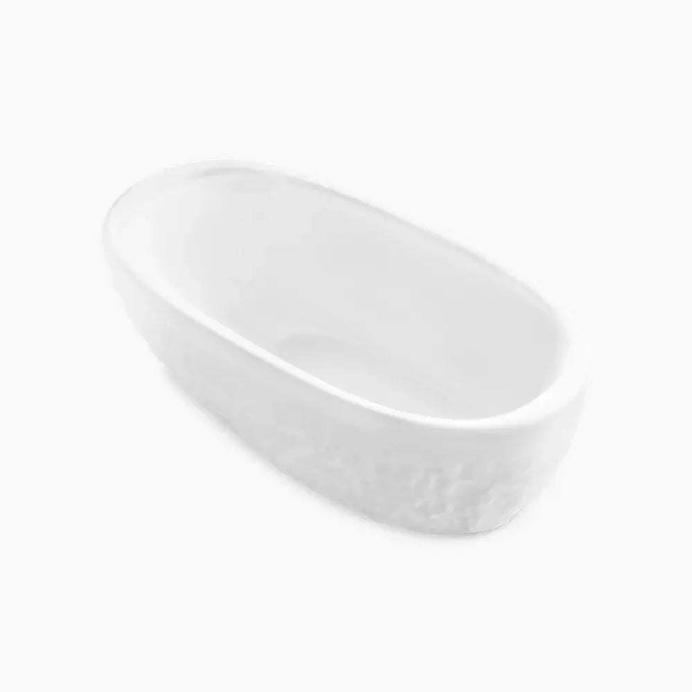 Kohler Landshapes by Daniel Arsham 69-1/2" x 34-1/2" freestanding bath White - Plumbing Market