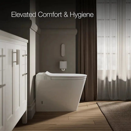 Kohler Leap One-piece elongated smart toilet, dual-flush K-28529-0 - Plumbing Market