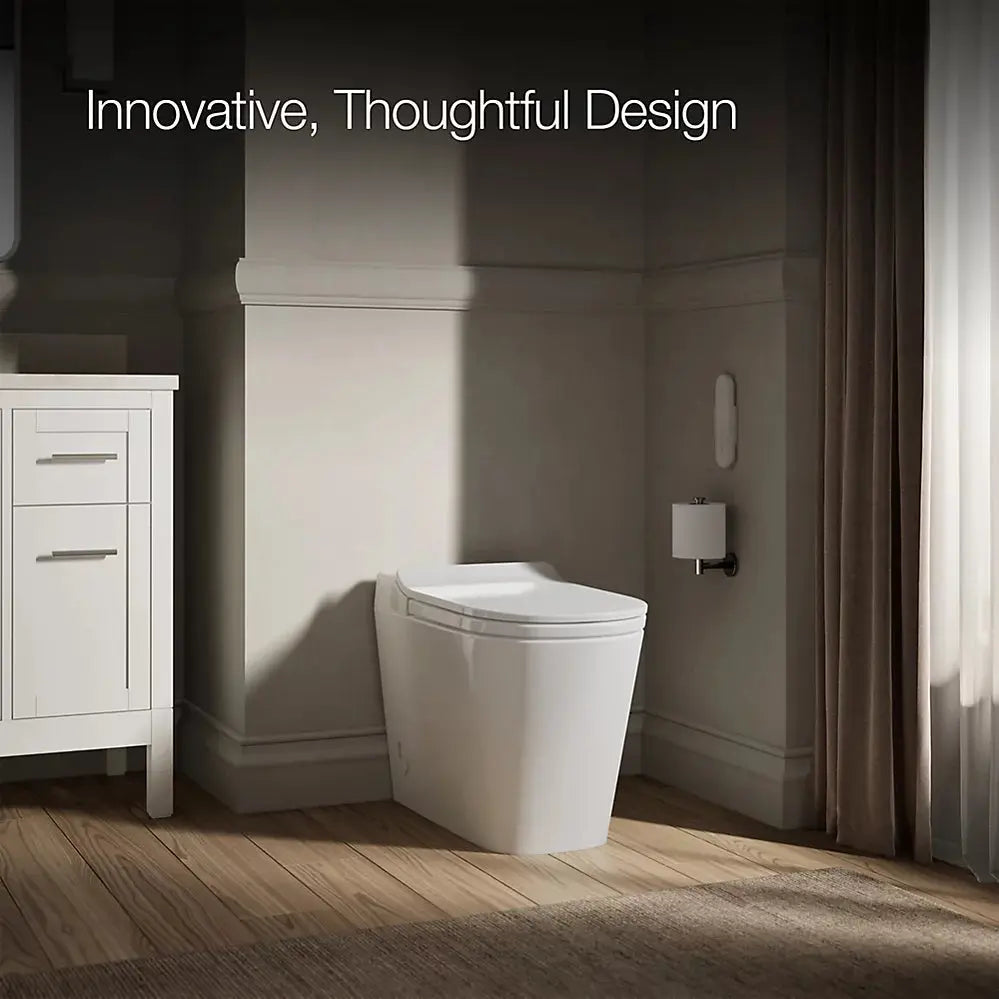 Kohler Leap One-piece elongated smart toilet, dual-flush K-28529-0 - Plumbing Market