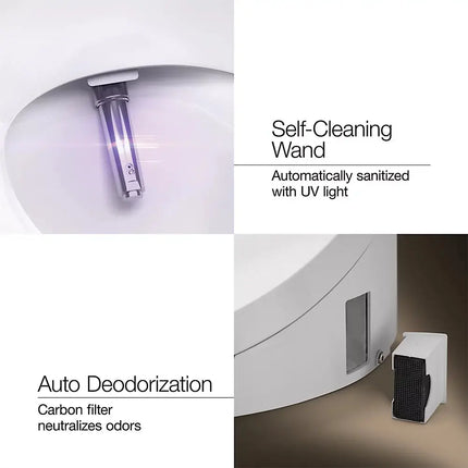 Kohler Leap One-piece elongated smart toilet, dual-flush K-28529-0 - Plumbing Market