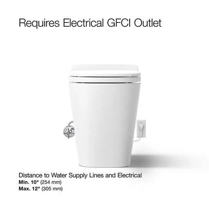 Kohler Leap One-piece elongated smart toilet, dual-flush K-28529-0 - Plumbing Market