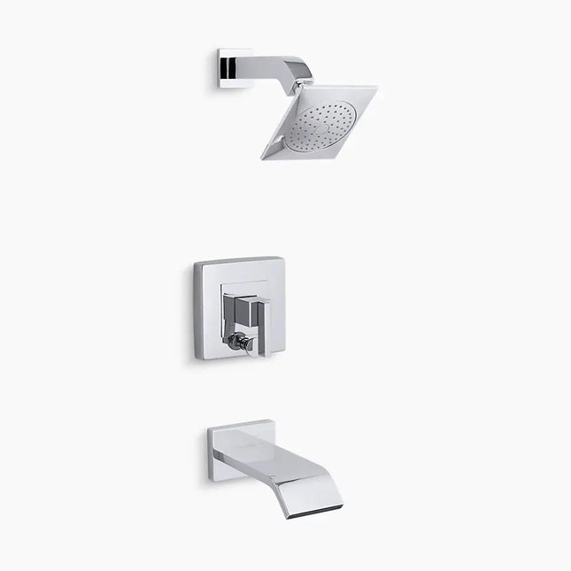Kohler Loure Rite-Temp Bath/Shower Trim T14664-4-CP - Plumbing Market