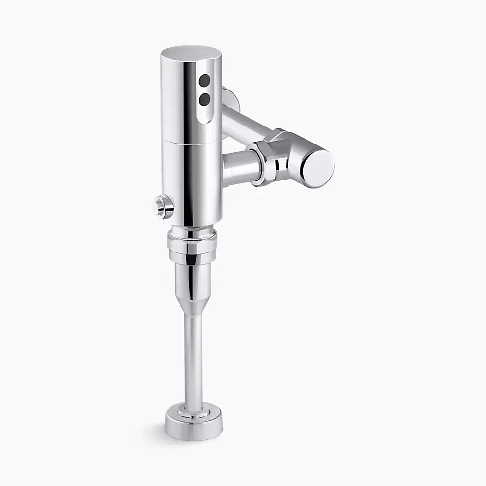 Kohler Mach Tripoint Touchless urinal flushometer, DC-powered, 0.5 gpf chrome - Plumbing Market