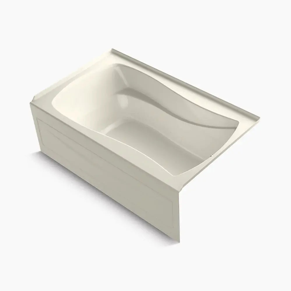Kohler Mariposa 60" x 36" alcove Heated BubbleMassage air bath with Bask heated surface, right drain K-1239-GHRAW-96 - Plumbing Market