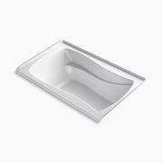 Kohler Mariposa 60" x 36" alcove Heated BubbleMassage air bath with Bask heated surface, right drain K-1239-GHRW-0 - Plumbing Market