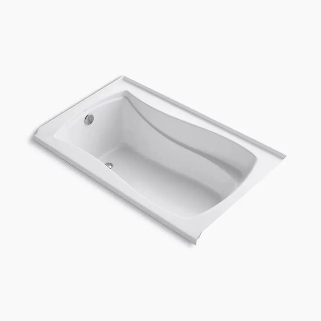 Kohler Mariposa 60" x 36" alcove bath with Bask heated surface, left drain K-1242-LW-0 - Plumbing Market