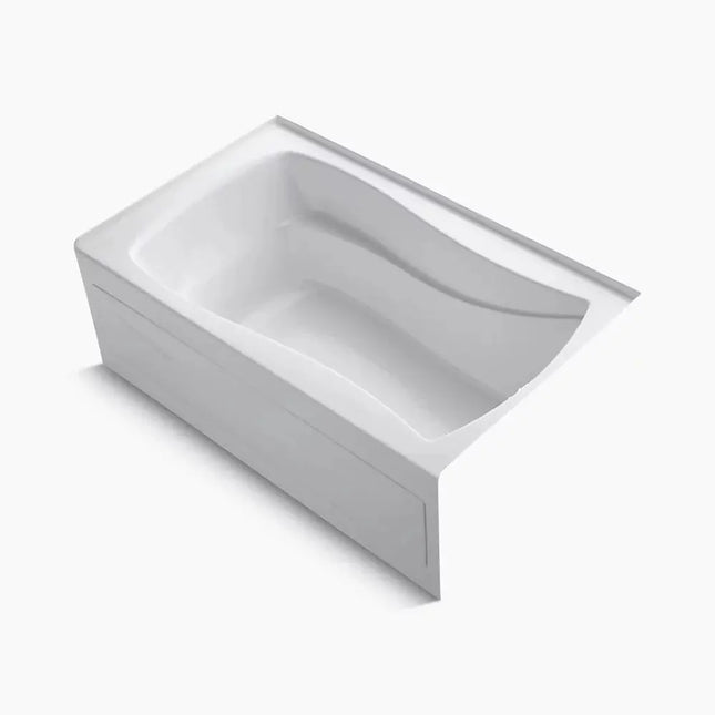 Kohler Mariposa 60" x 36" alcove bath with Bask heated surface, right drain K-1242-RAW-0 - Plumbing Market