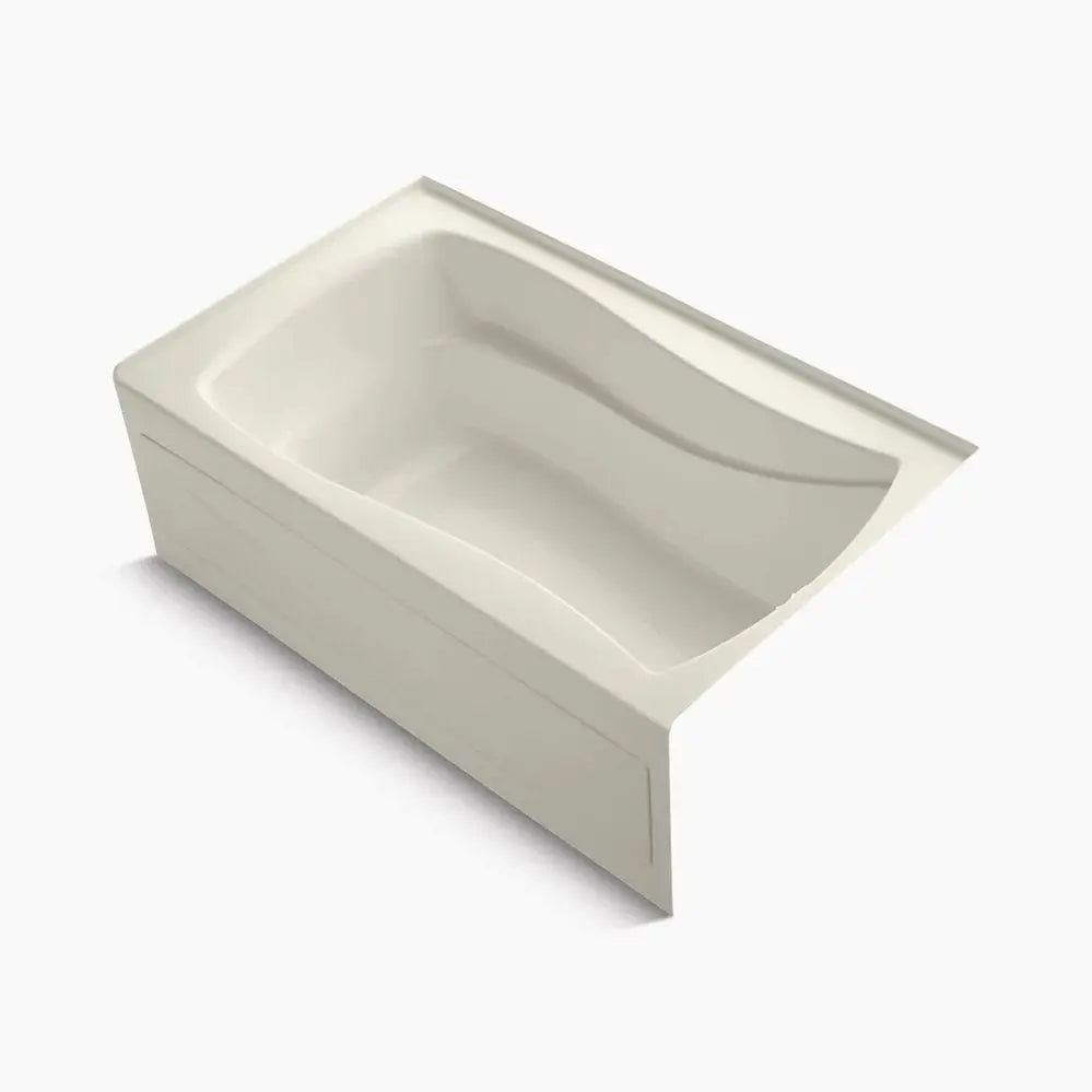 Kohler Mariposa 60" x 36" alcove bath with Bask heated surface, right drain K-1242-RAW-96 - Plumbing Market