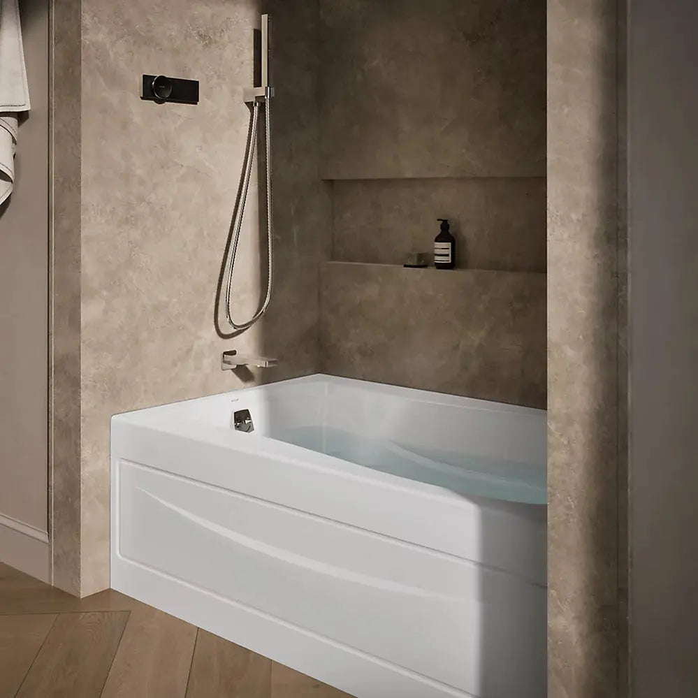 Kohler Mariposa 60" x 36" alcove bath, left drain K-1242-LA-0 - Plumbing Market