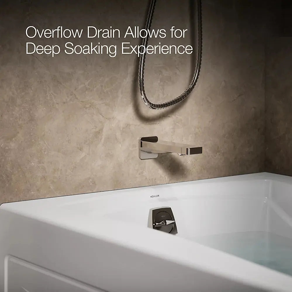 Kohler Mariposa 60" x 36" alcove bath, left drain K-1242-LA-0 - Plumbing Market