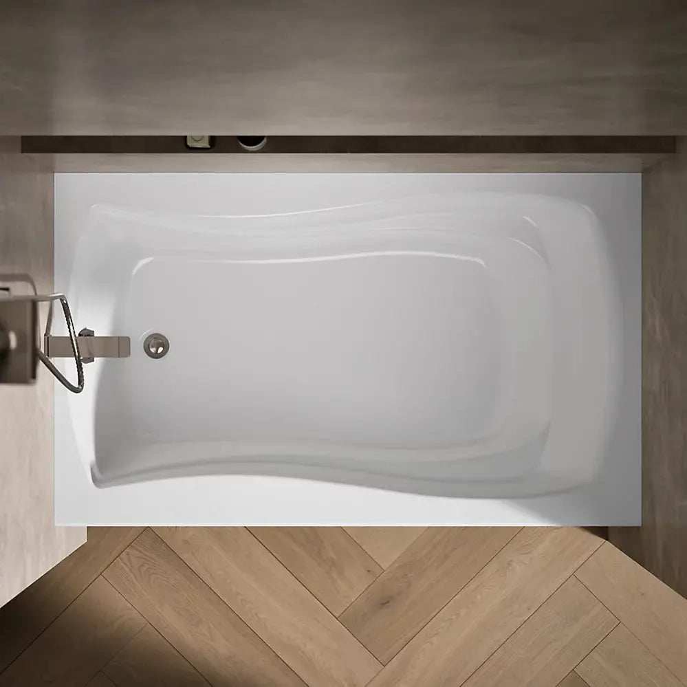 Kohler Mariposa 60" x 36" alcove bath, left drain K-1242-LA-0 - Plumbing Market