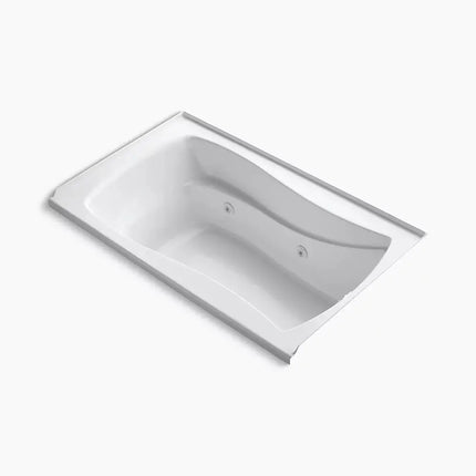Kohler Mariposa 60" x 36" alcove heated whirlpool, right drain and heater K-1239-RH-0 - Plumbing Market