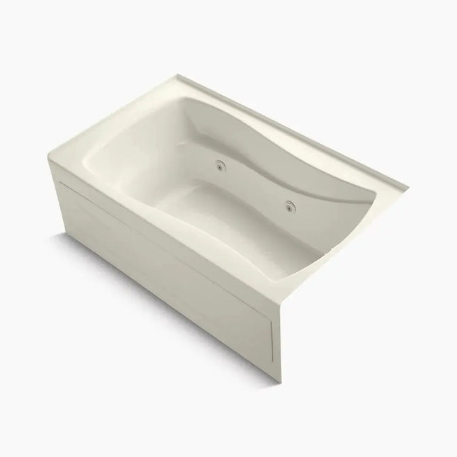 Kohler Mariposa 60" x 36" alcove whirlpool bath Bask heated surface, right drain K-1239-RAW-96 - Plumbing Market