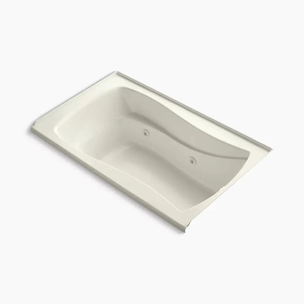 Kohler Mariposa 60" x 36" alcove whirlpool bath with Bask heated surface, integral flange and right-hand drain K-1239-RW-96 - Plumbing Market