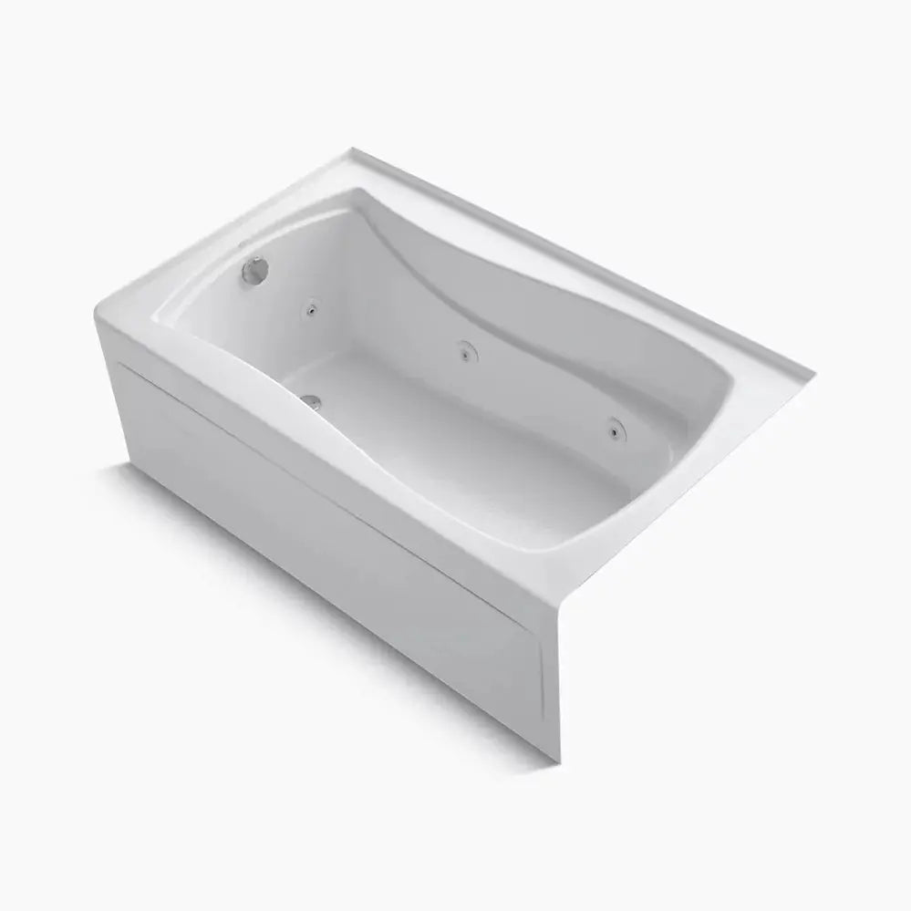 Kohler Mariposa 60" x 36" alcove whirlpool, left drain K-1239-LA-0 - Plumbing Market