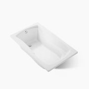 Kohler Mariposa 60" x 36" drop-in Heated BubbleMassage air bath White - Plumbing Market