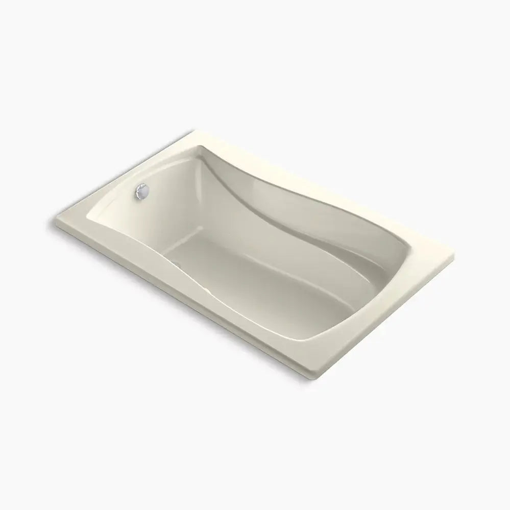 Kohler Mariposa 60" x 36" drop-in Heated BubbleMassage air bath with Bask heated surface K-1239-GHW-96 - Plumbing Market
