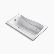 Kohler Mariposa 60" x 36" drop-in drop-in whirlpool bath K-1239-0 - Plumbing Market