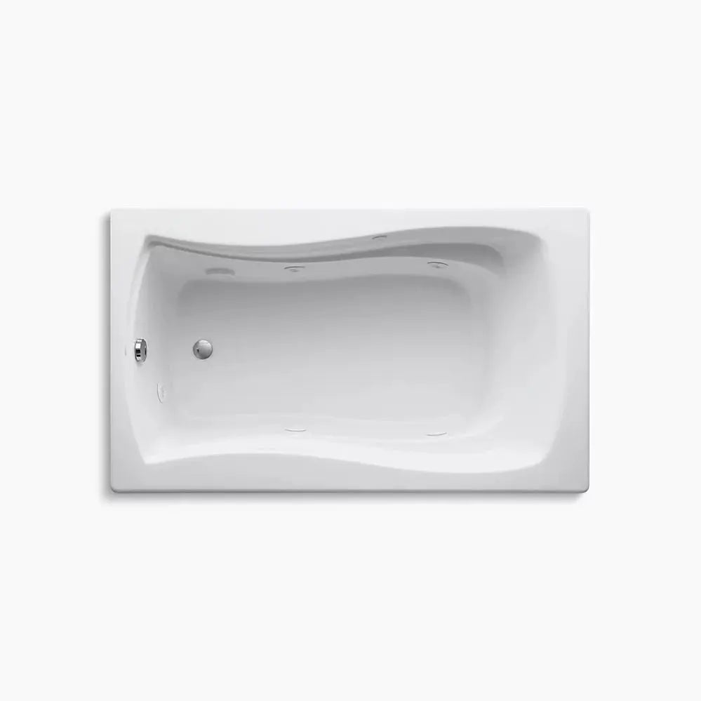 Kohler Mariposa 60" x 36" drop-in whirlpool bath K-1239-CB-96 - Plumbing Market