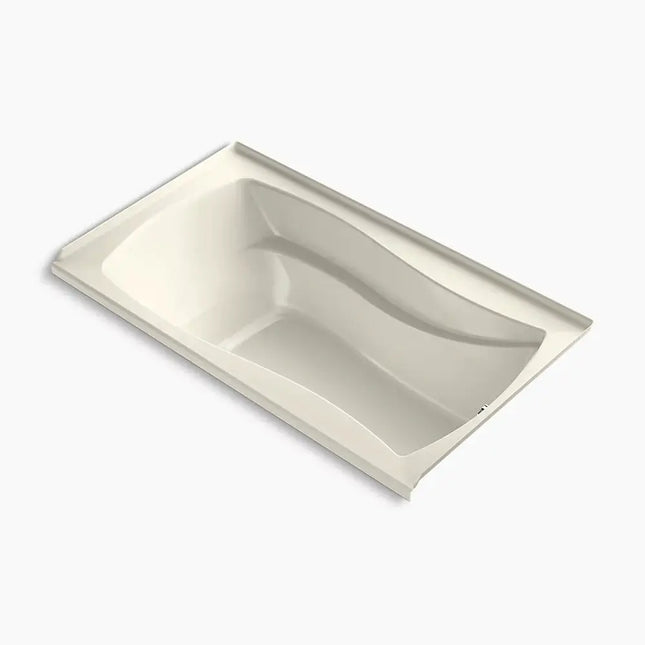 Kohler Mariposa 66" x 36" alcove Heated BubbleMassage air bath with Bask heated surface and right-hand drain K-1224-GHRW-96 - Plumbing Market