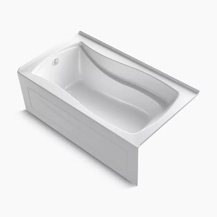 Kohler Mariposa 66" x 36" alcove Heated BubbleMassage air bath with Bask heated surface, left drain K-1224-GHLAW-0 - Plumbing Market