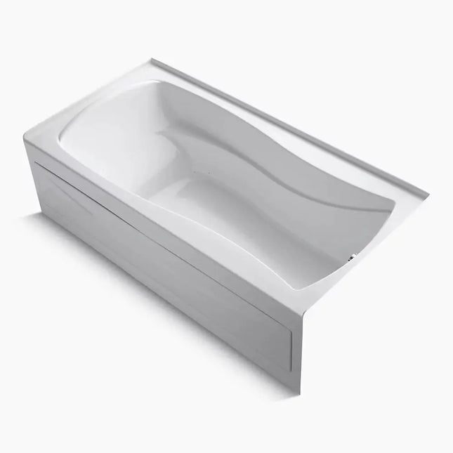 Kohler Mariposa 66" x 36" alcove Heated BubbleMassage air bath with Bask heated surface, right drain K-1224-GHRAW-0 - Plumbing Market